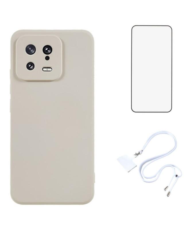 Coque Xiaomi 13 avec Film Protecteur et Lanière