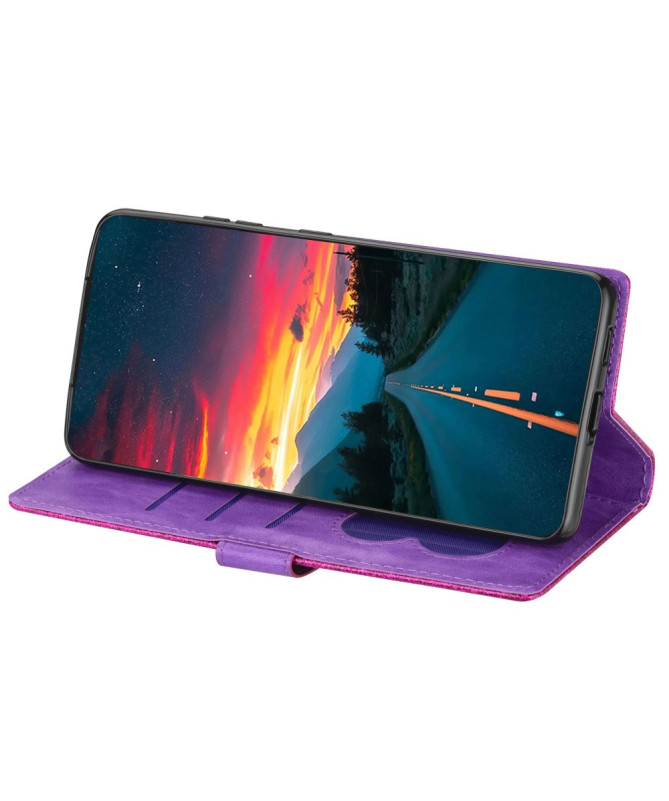 Housse Xiaomi 13 en Cuir Pailleté avec Fermeture Zippée