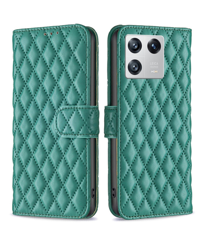 Housse Xiaomi 13 Premium Matelassé Style-14