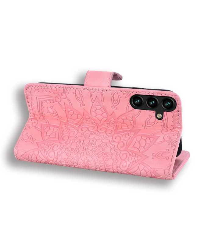 Housse Samsung Galaxy S24 FE Leïla fleur oriental