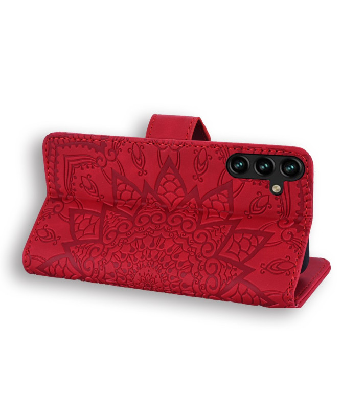 Housse Samsung Galaxy S24 FE Leïla fleur oriental