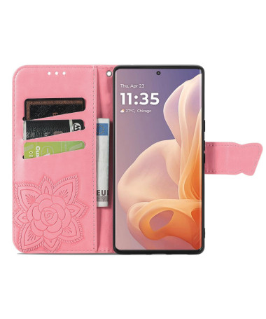 Housse Moto G85 5G Papillon Relief