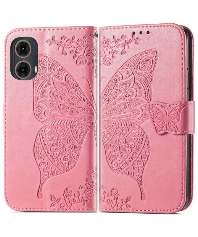 Housse Moto G85 5G Papillon Relief