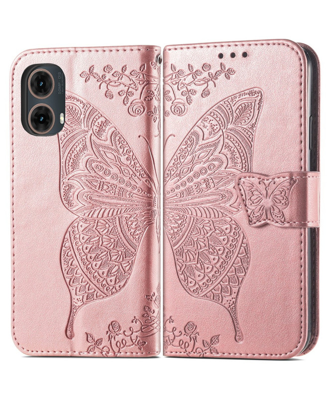Housse Moto G85 5G Papillon Relief