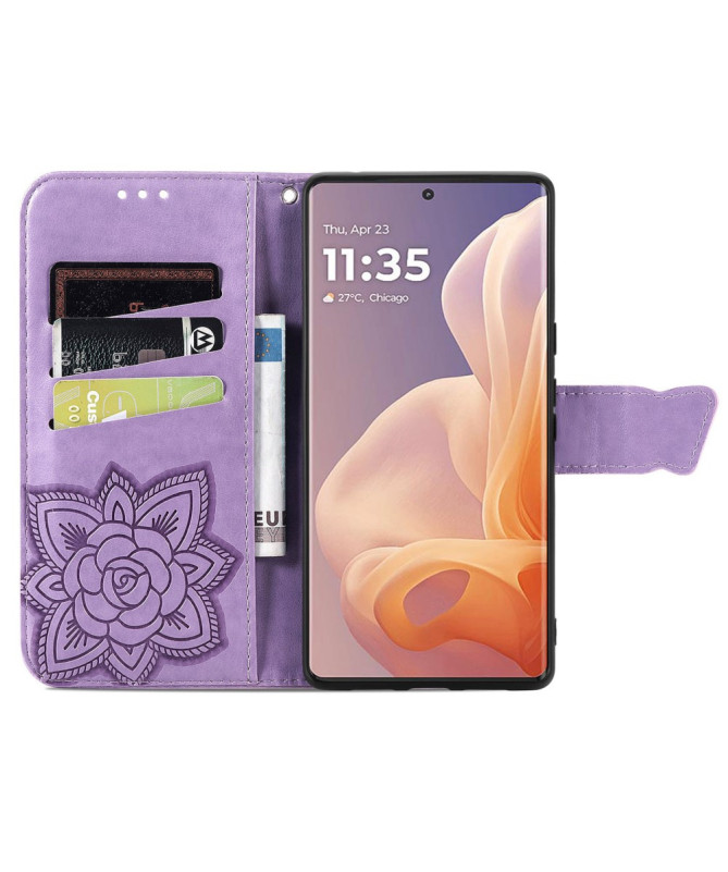 Housse Moto G85 5G Papillon Relief