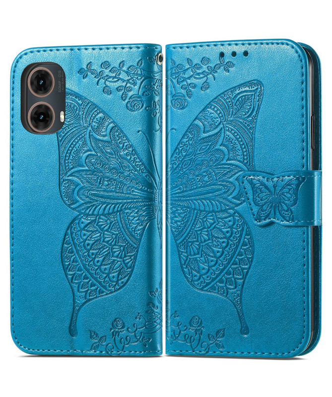 Housse Moto G85 5G Papillon Relief