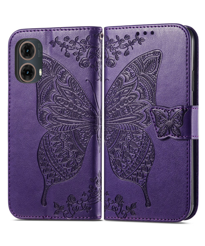 Housse Moto G85 5G Papillon Relief