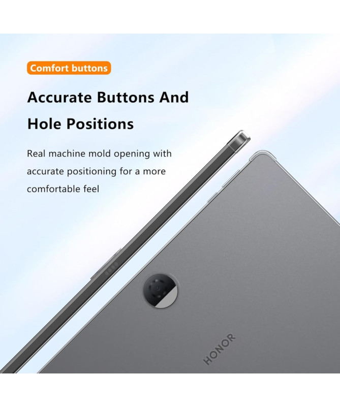 Coque Honor Pad 9 transparente coins renforcés