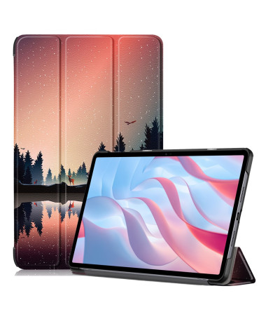 Étui Honor Pad X9 Trifold "Reflet Forêt"