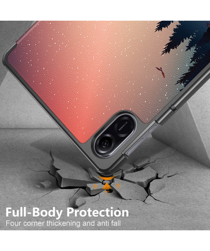 Étui Honor Pad X9 Trifold "Reflet Forêt"