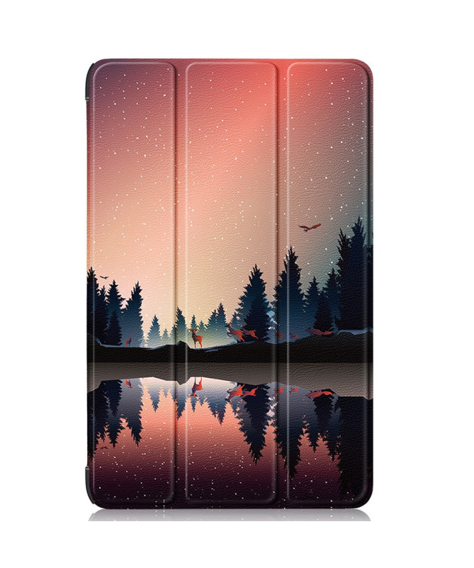 Étui Honor Pad X9 Trifold "Reflet Forêt"
