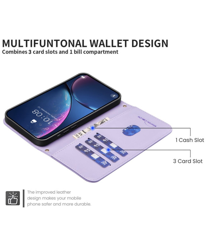 Étui-Portefeuille Honor X6b 4G Grid Lock