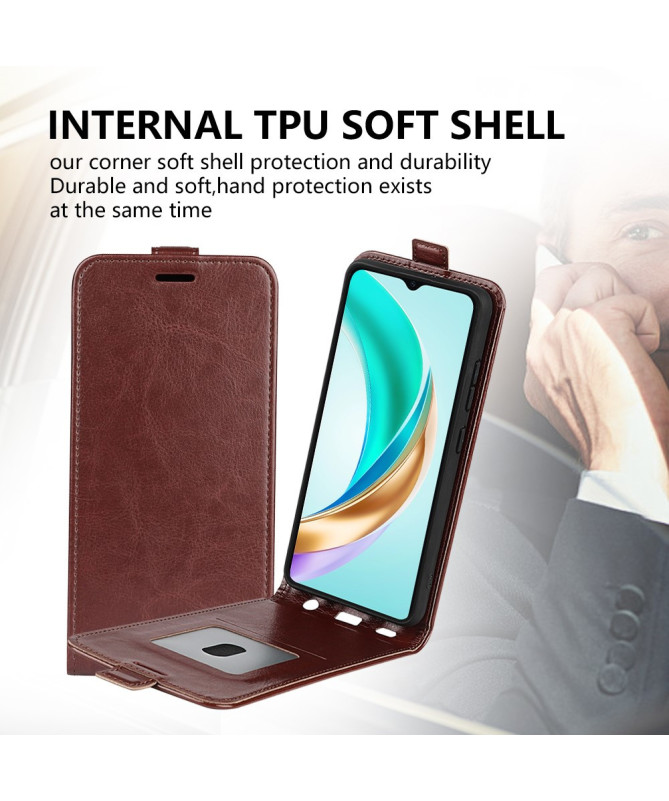 Housse Honor X6b 4G simili cuir avec rabat vertical