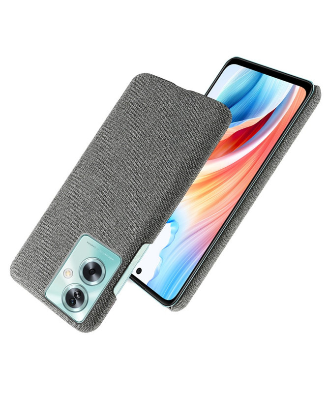 Coque Oppo A79 5G revêtement tissu