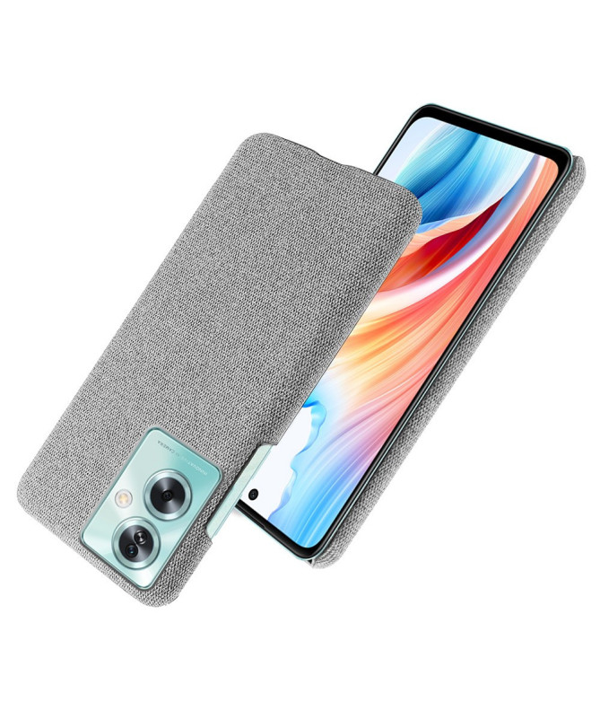 Coque Oppo A79 5G revêtement tissu