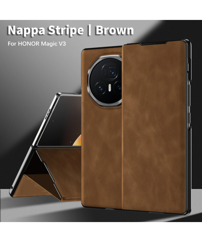 Coque Honor Magic V3 Rabat Simili Cuir
