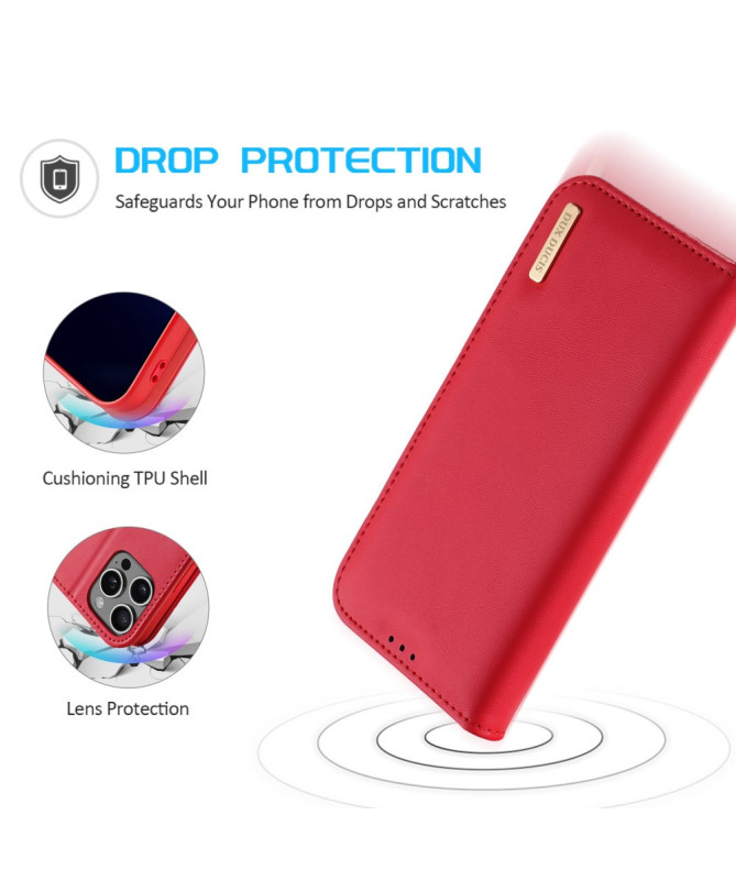 Housse iPhone 16 Pro Max HIVO Series Cuir