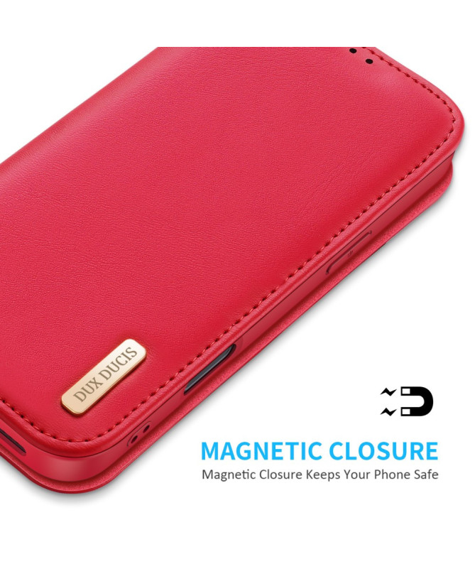 Housse iPhone 16 Pro Max HIVO Series Cuir