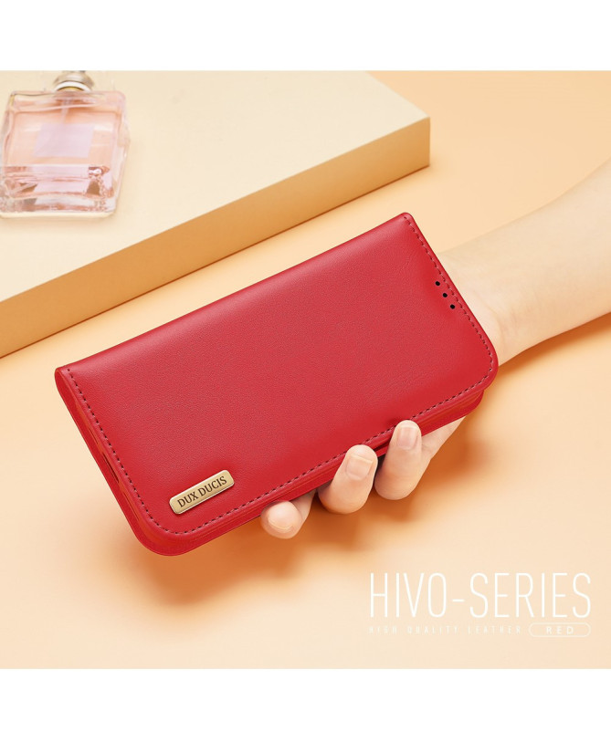 Housse iPhone 16 Pro Max HIVO Series Cuir