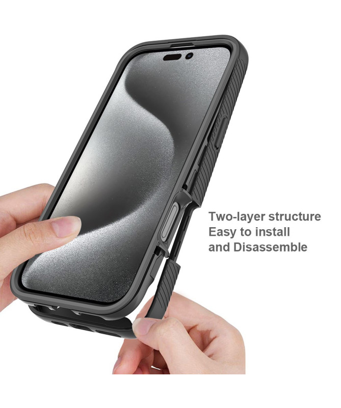 Coque iPhone 16 Pro Max avec protection complète avant et arrière