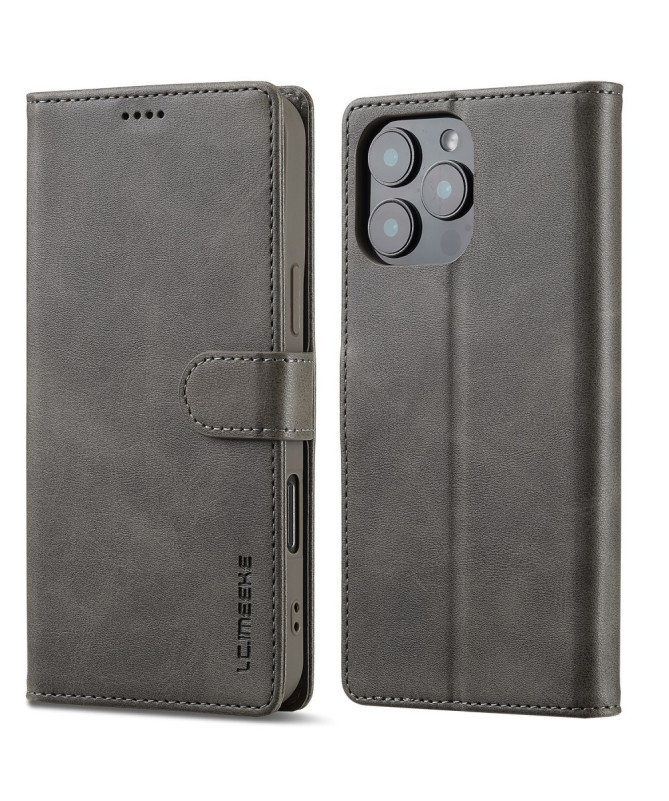 Housse iPhone 16 Pro Max Effet Cuir LC.IMEEKE