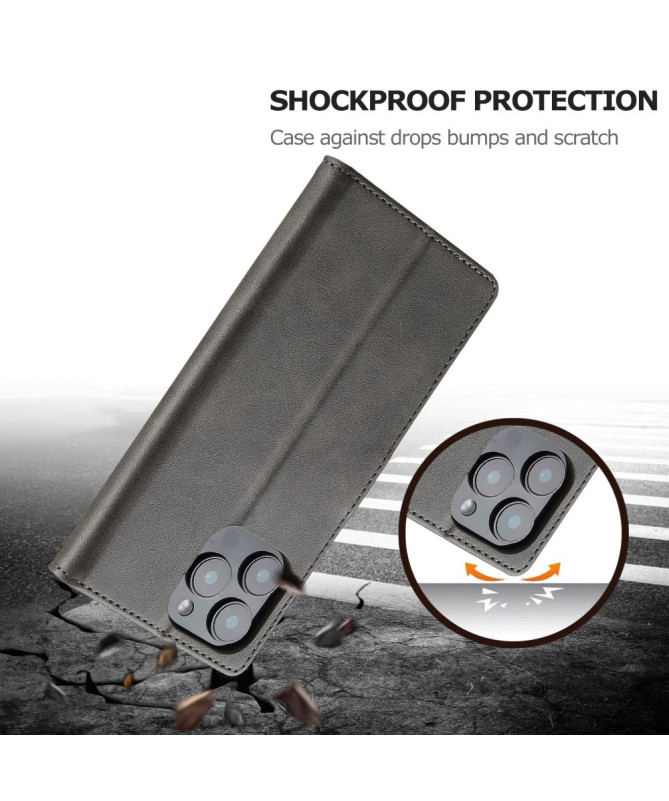 Housse iPhone 16 Pro Max Effet Cuir LC.IMEEKE