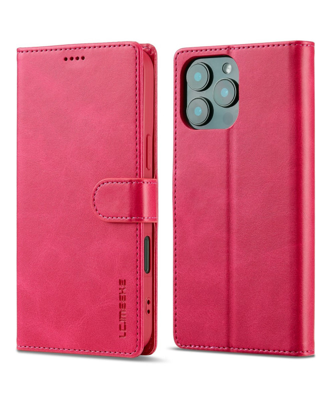 Housse iPhone 16 Pro Max Effet Cuir LC.IMEEKE