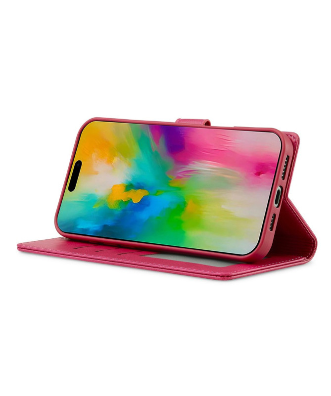 Housse iPhone 16 Pro Max Effet Cuir LC.IMEEKE