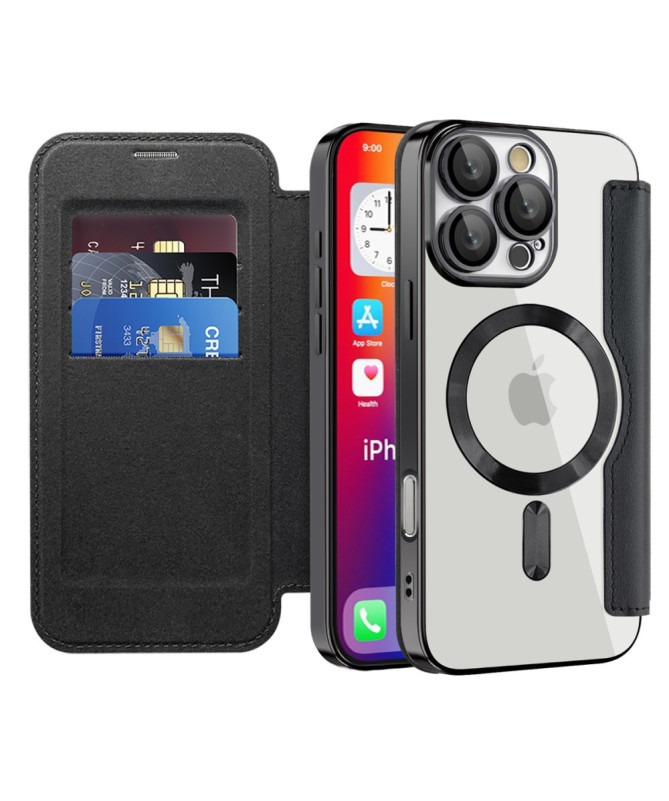 Coque à rabat magnétique pour iPhone 16 Pro Max