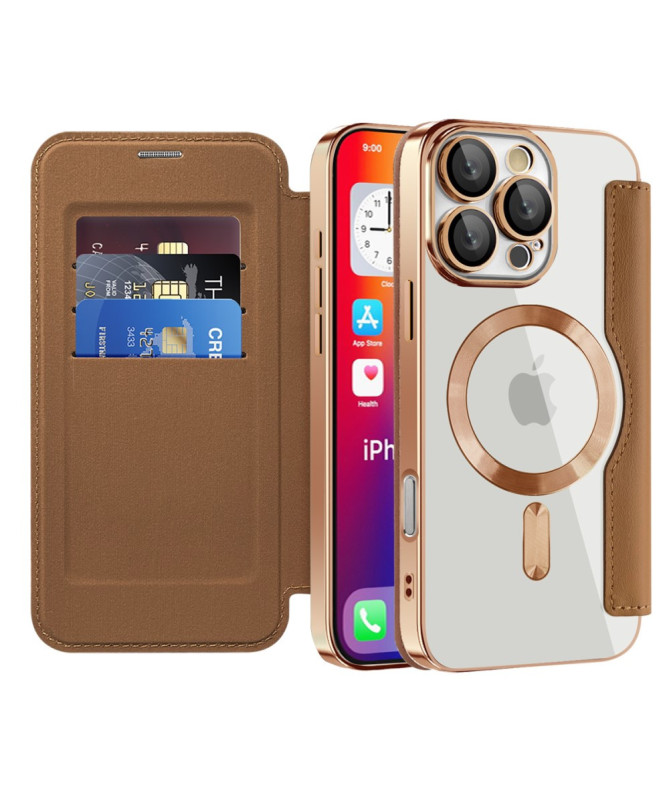 Coque à rabat magnétique pour iPhone 16 Pro Max