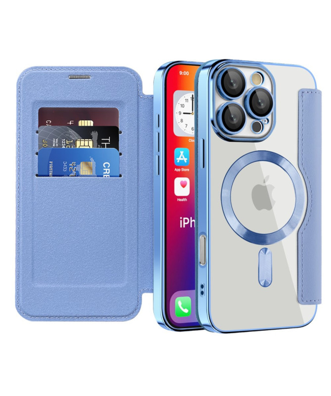 Coque à rabat magnétique pour iPhone 16 Pro Max