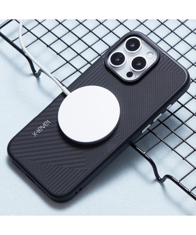 Coque iPhone 16 Pro Max X-LEVEL à Texture Rhombique