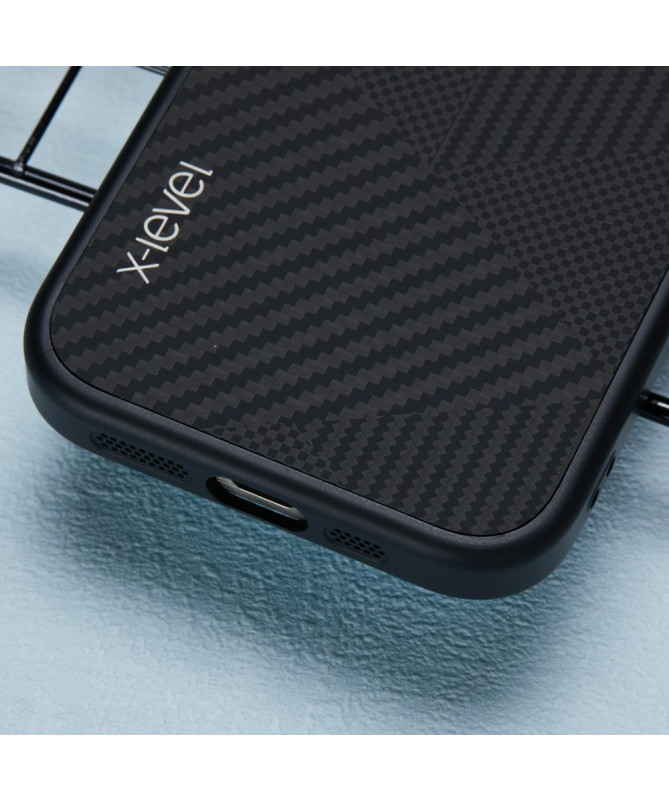 Coque iPhone 16 Pro Max X-LEVEL à Texture Rhombique