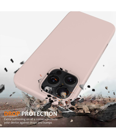 Coque iPhone 16 Pro Max magnétique en silicone liquide