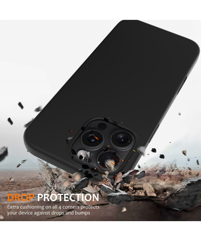 Coque iPhone 16 Pro Max magnétique en silicone liquide