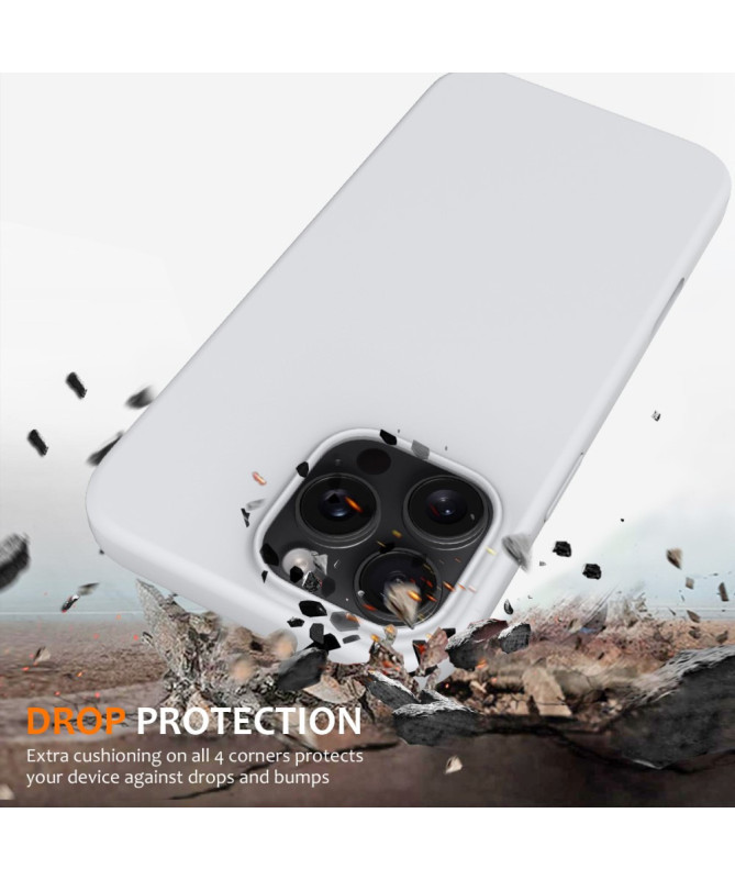 Coque iPhone 16 Pro Max magnétique en silicone liquide