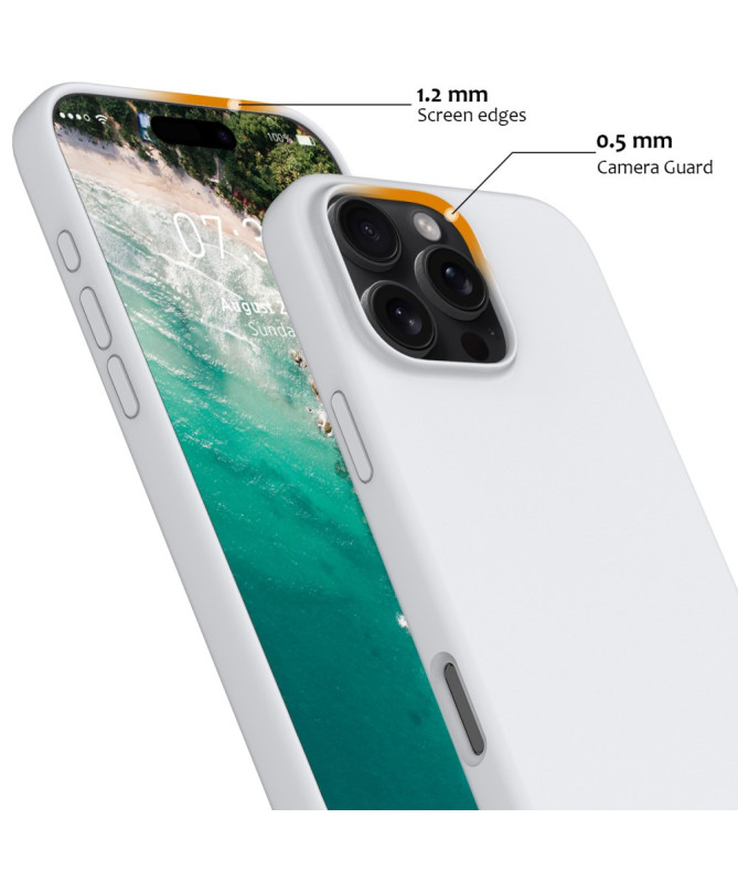 Coque iPhone 16 Pro Max magnétique en silicone liquide