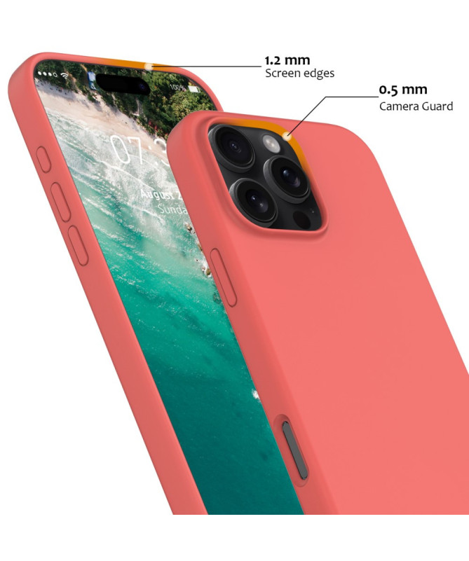 Coque iPhone 16 Pro Max magnétique en silicone liquide