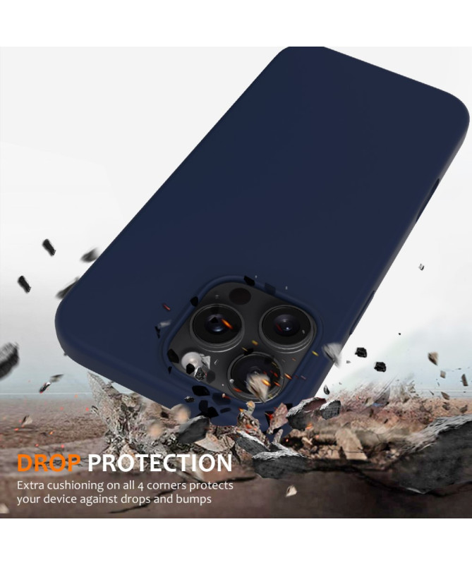 Coque iPhone 16 Pro Max magnétique en silicone liquide