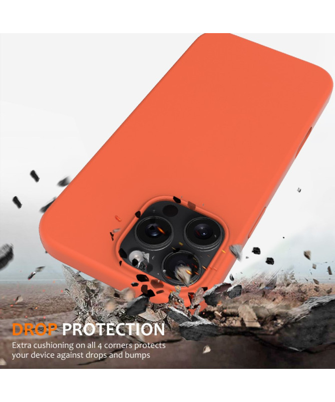 Coque iPhone 16 Pro Max magnétique en silicone liquide