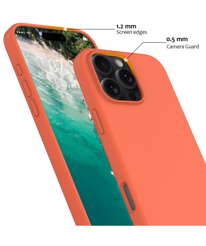 Coque iPhone 16 Pro Max magnétique en silicone liquide