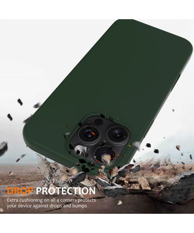 Coque iPhone 16 Pro Max magnétique en silicone liquide