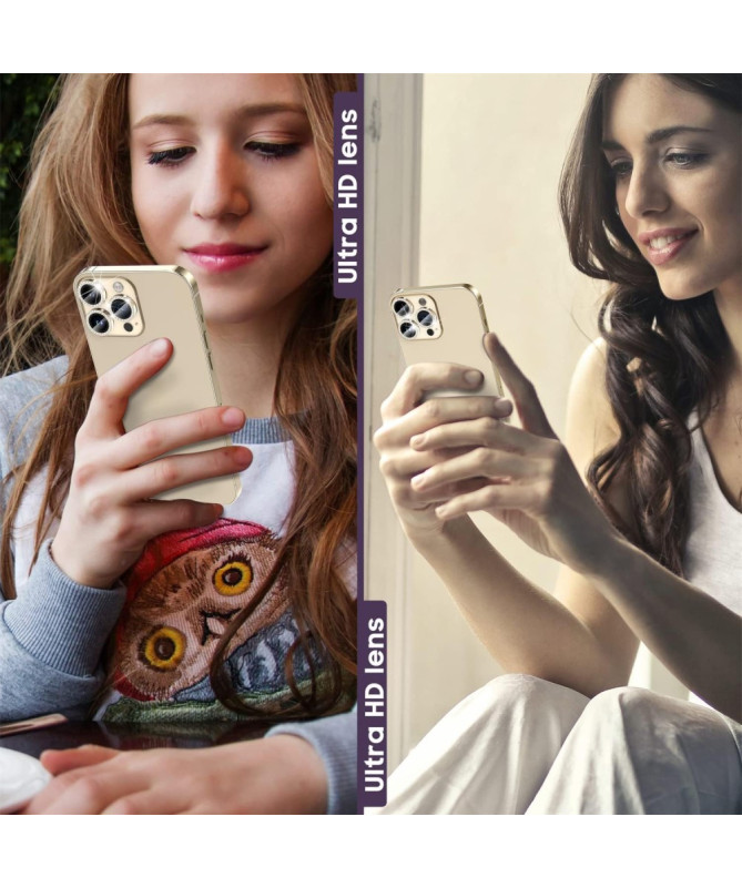 Protecteur d'Objectif iPhone 16 Pro/16 Pro Max en Verre Trempé Strass