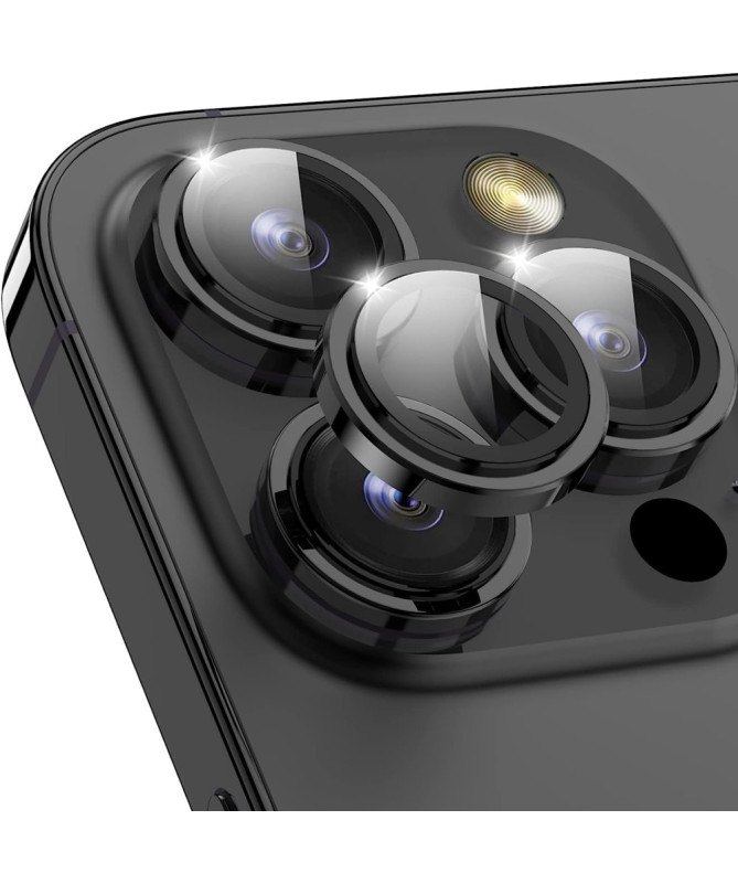 Protecteur d'Objectif iPhone 16 Pro/16 Pro Max en Verre Trempé avec An