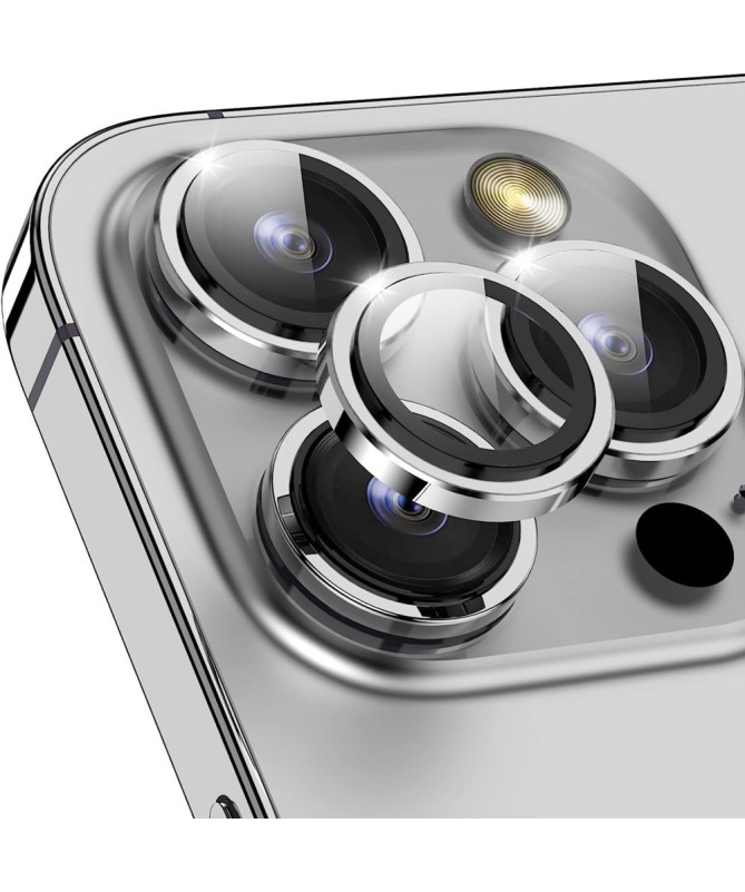 Protecteur d'Objectif iPhone 16 Pro/16 Pro Max en Verre Trempé avec An