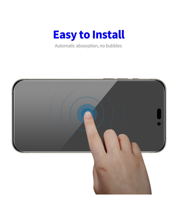iPhone 16 Pro Max - Verre trempé et filtre de confidentialité