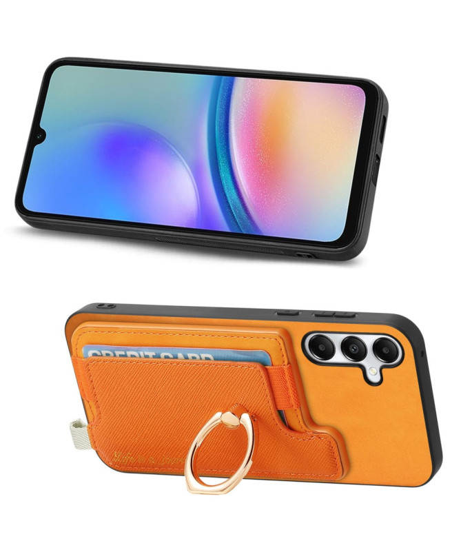 Coque Samsung Galaxy A05s avec Porte-Carte Détachable et Anneau