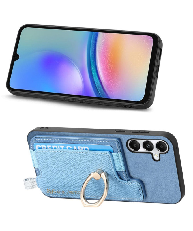 Coque Samsung Galaxy A05s avec Porte-Carte Détachable et Anneau