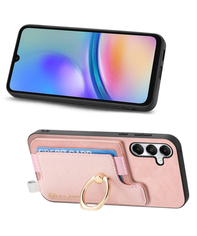 Coque Samsung Galaxy A05s avec Porte-Carte Détachable et Anneau