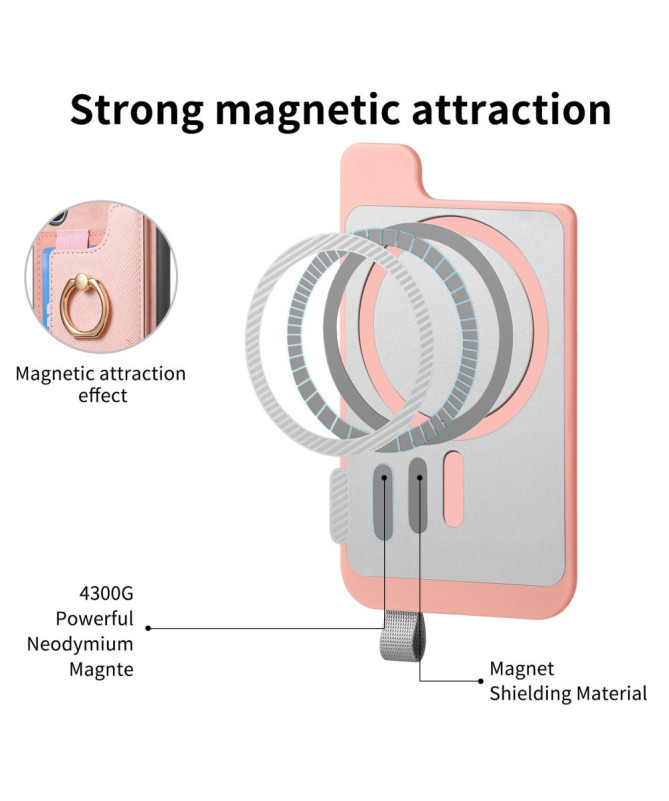 Coque Samsung Galaxy A05s avec Porte-Carte Détachable et Anneau